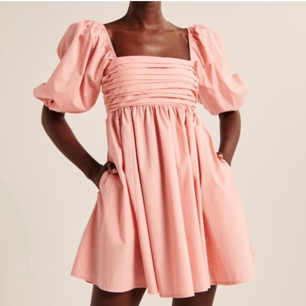 A&F Ruched Bodice Baby doll Dress Size M